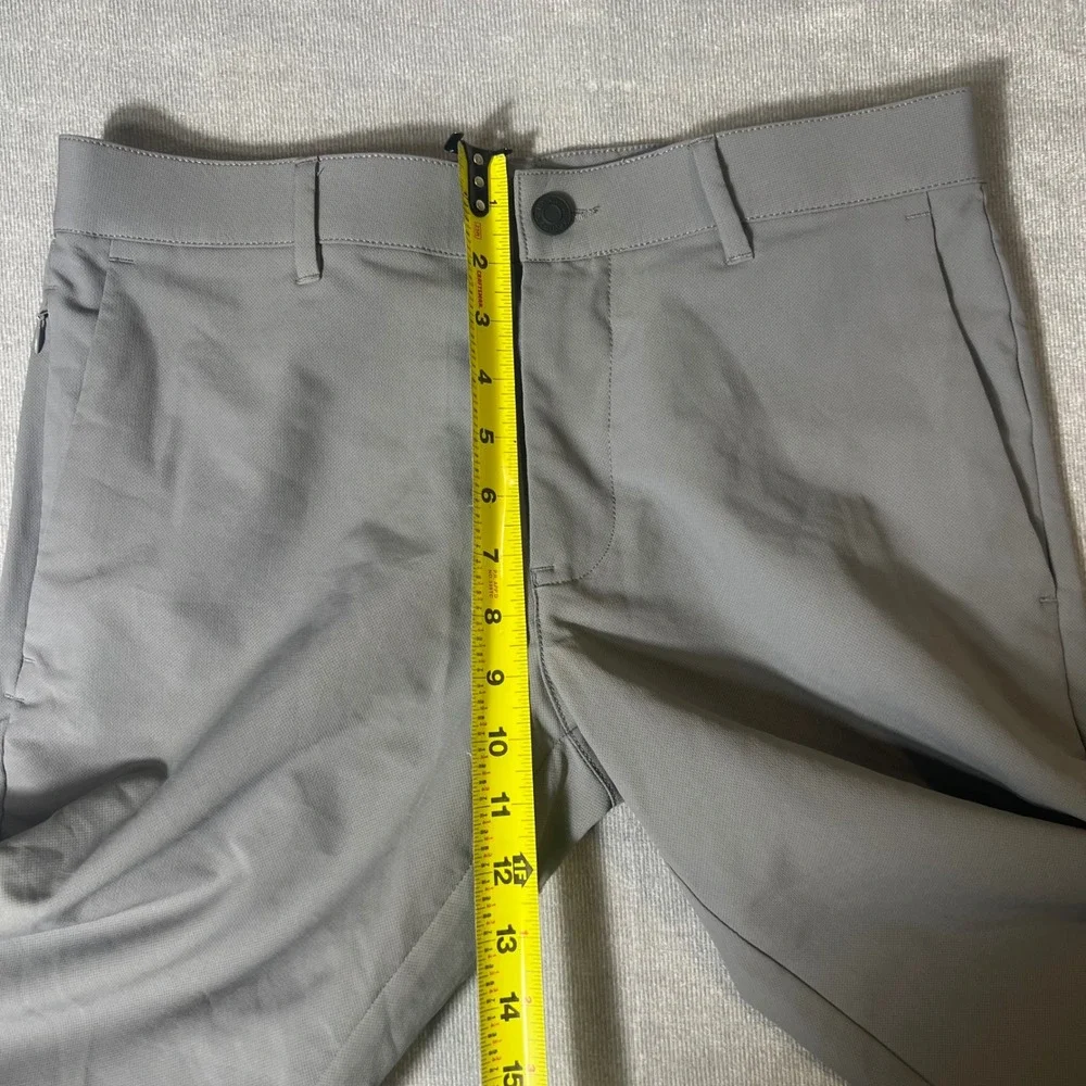 Banana Republic Mens Core Temp Slim Fit Pants Gray 30x32 Performance Trousers